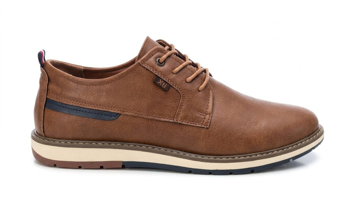 Zapato Casual de Hombre XTI Marrón de Vestir Urbano