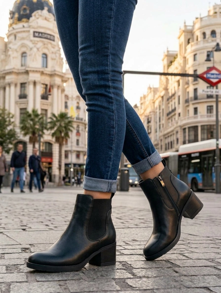 Botín oxford negro