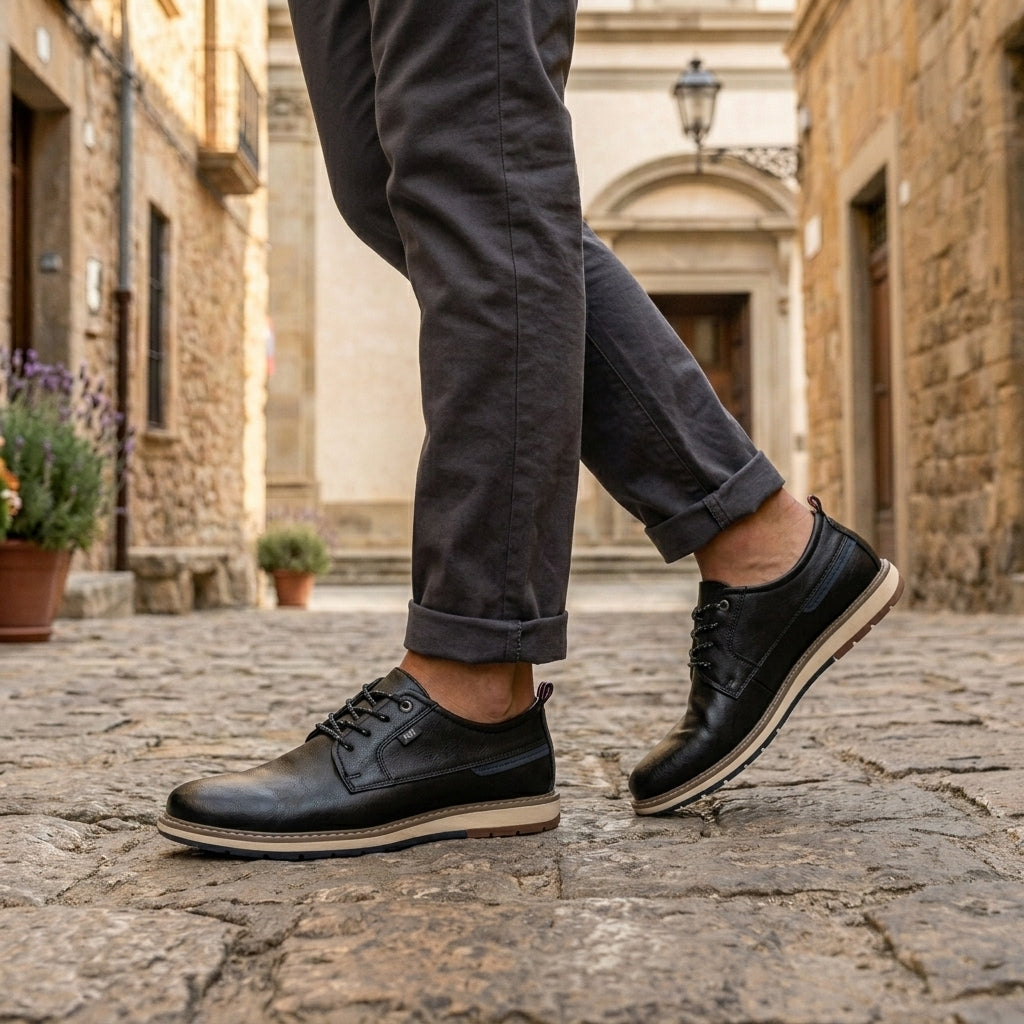 Zapato Casual de Hombre XTI Negro de Vestir Urbano